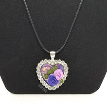 Load image into Gallery viewer, Double Rose Pendant
